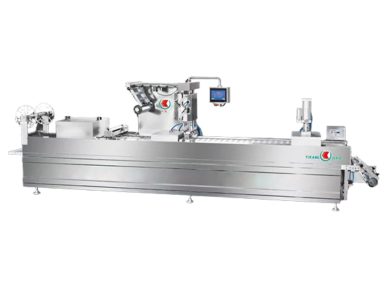 Automatic doubl-sided stretch vacuum packaging machine ---DRZ-420