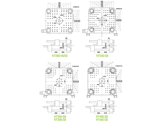 KF Series High-Speed Specialized Injection Molding Machines for Thin-Walled Products---KF300-58 (3000-800)	
