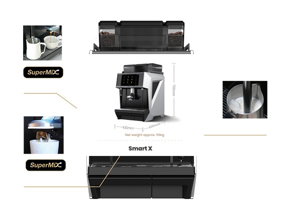 High consistency Smart X Coffee Machine B2CM