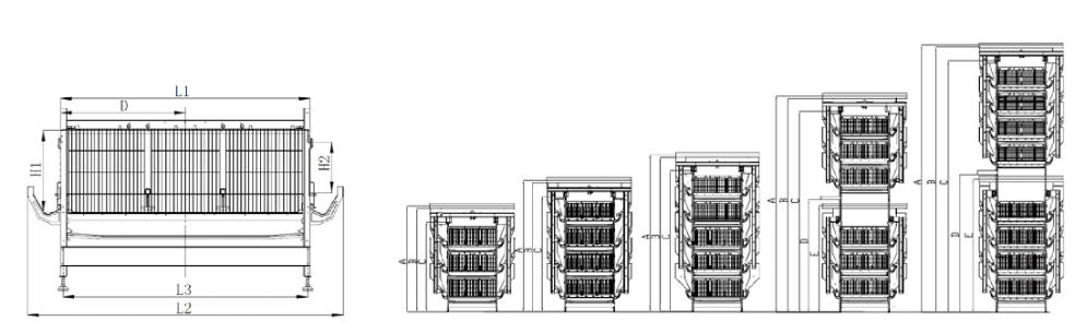 Chick Rearing Cage Pullet Cage System