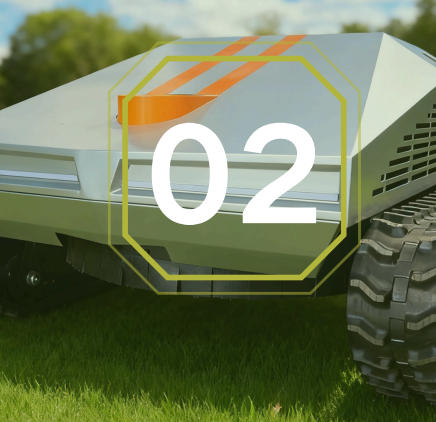 Hybrid lawn mower robot JRB-800EV