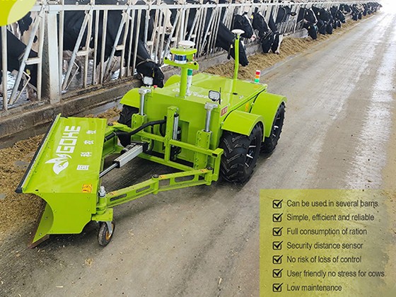 Heavy duty TMR electrical pushing robot