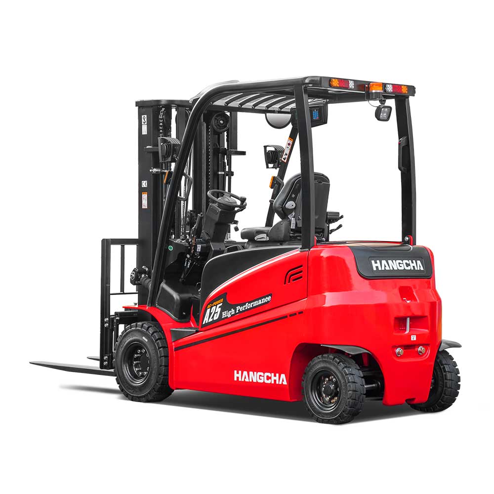 A Series High Performance Electric Forklift Truck with capacities of 2.5 to 3.5T