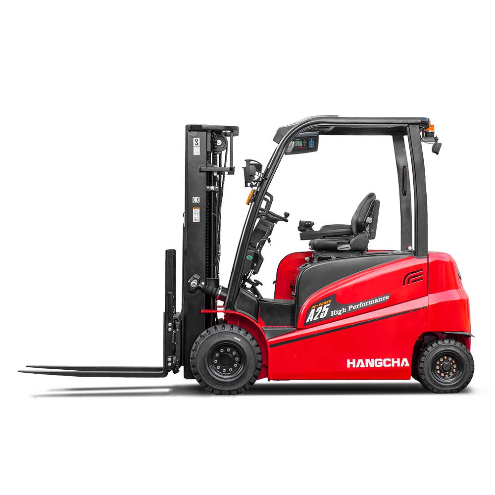 A Series High Performance Electric Forklift Truck with capacities of 2.5 to 3.5T