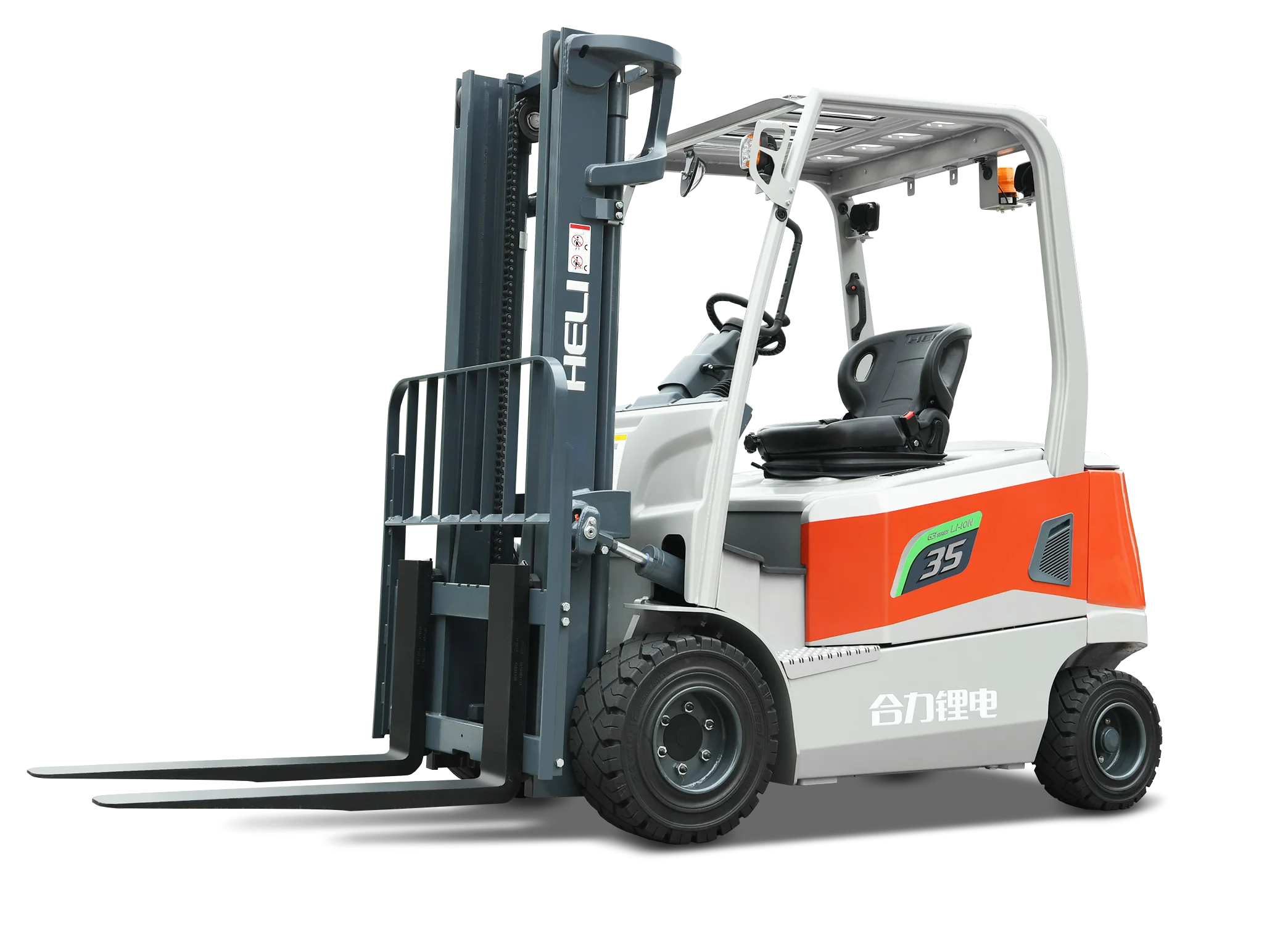 1.5-3.5t G3 Series Four Wheel LI-ION Forklift (Dual drive)