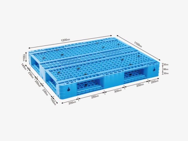 1211 Grid Double-Sided Integrated Pallet