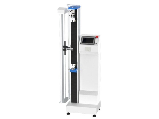 Floor-standing touchscreen single-column tensile testing machine