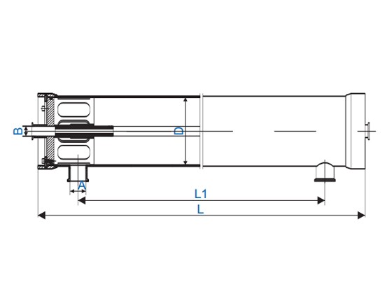 BN8-80160-T---BN8-RO80 Victaulic-port type and Tri-clover port type Stainless Steel RO Membrane Housing-