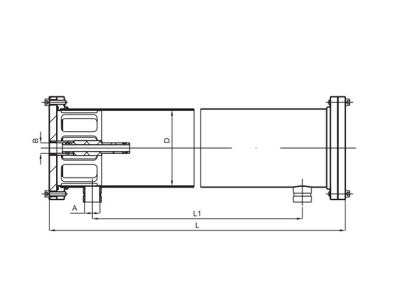 BN9-80200-T---BN9-RO80 Victaulic-port type and Tri-clover port type Stainless Steel RO Membrane Housing