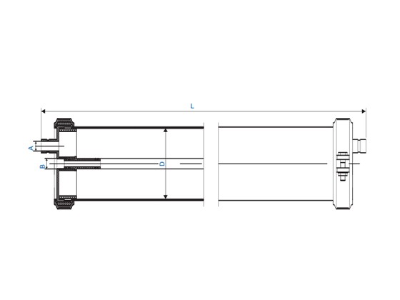 BN6-RO80 Stainless Steel RO Membrane Housing---BN6-80240
