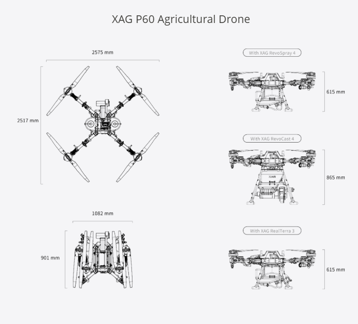 XAG P150 Pro 3D Route Agricultural UAV