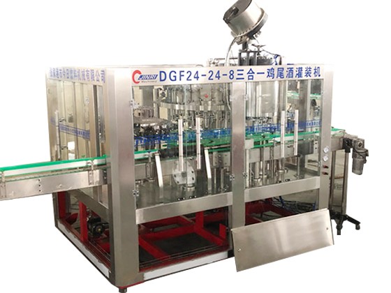 6000-8000BPH Cocktail Drink Glass Bottle Filling Machine---DCGF24-24-8