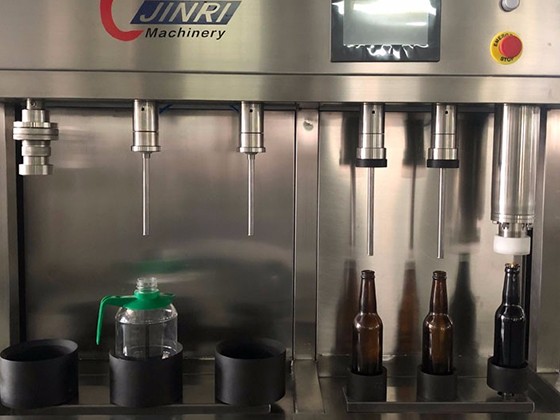 Semi-automatic Glass Bottle Beer Filling Machine 
