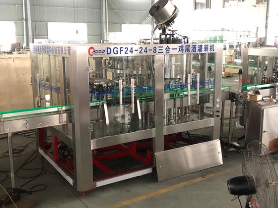 6000-8000BPH Cocktail Drink Glass Bottle Filling Machine---DCGF24-24-8