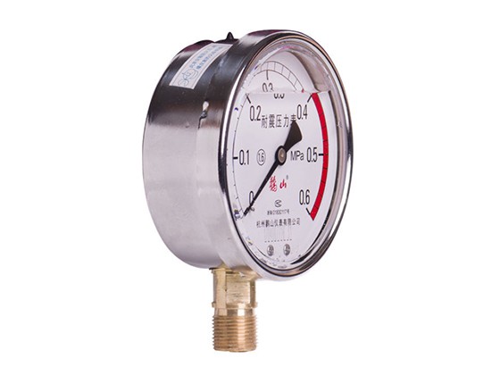 YN63 (0-0.6)---YN100 Vibration-Resistant Pressure Gauge