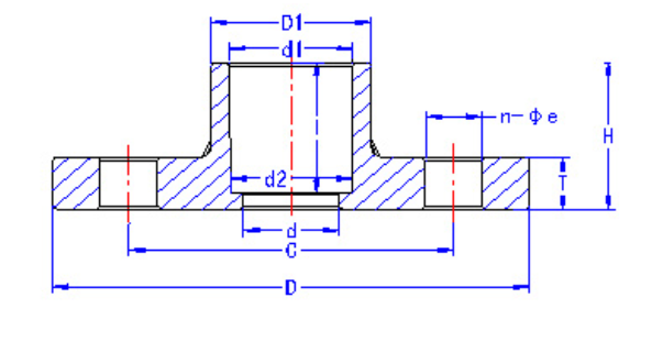 T/S Flange --- 10"(250)	