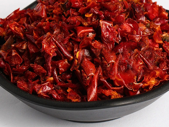 Dehydrated Red Bell Pepper Dices