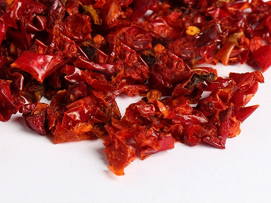 Dehydrated Red Bell Pepper Dices
