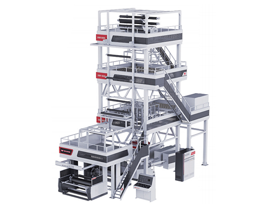 5FFS-IBC---5 Layers Internal Bubble Cooling FFS  film blowing production line
