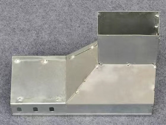 C115-50×50---Trough-Type Vertical Left-Upper Elbow Section