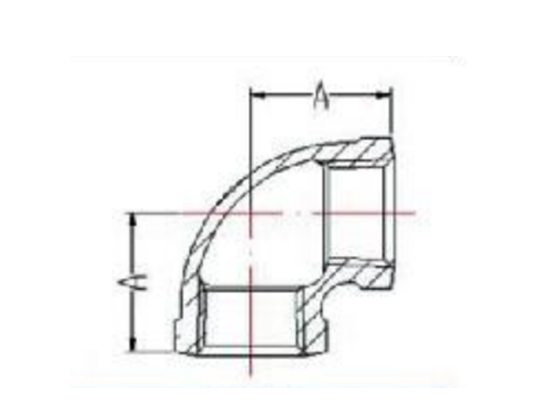 Enterprise standard elbow---JZ9006