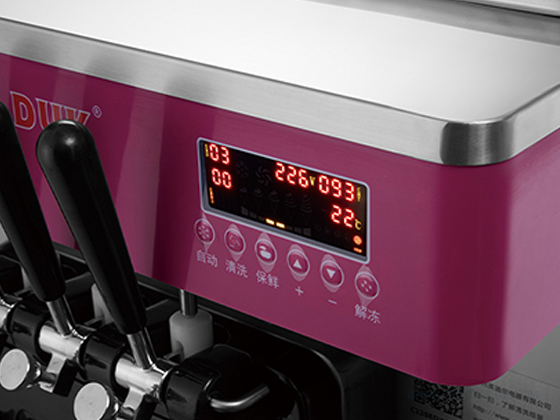 Vertical Double-Cylinder Ice Cream Maker C1208D-H