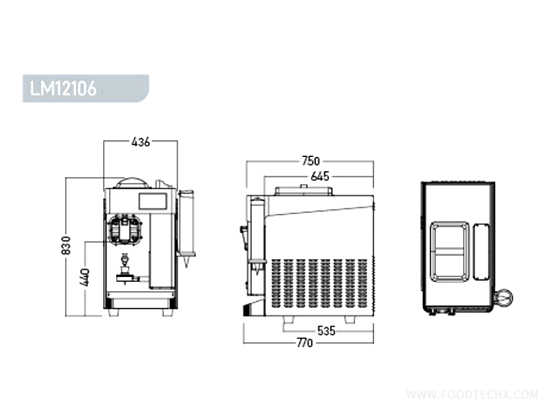 Single-Cylinder Automatic Ice Cream Machine