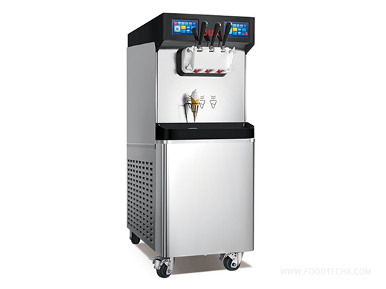 Vertical Double-Head Ice Cream Machine---H718D