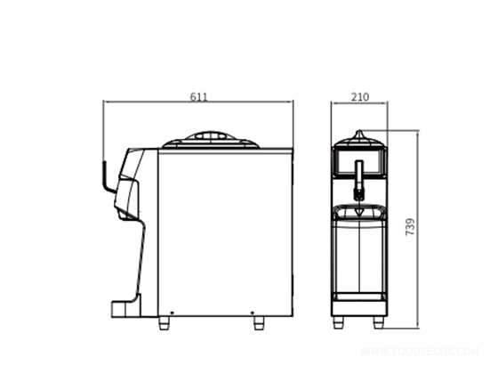 GT Series Single-Head Commercial Ice Cream Machines