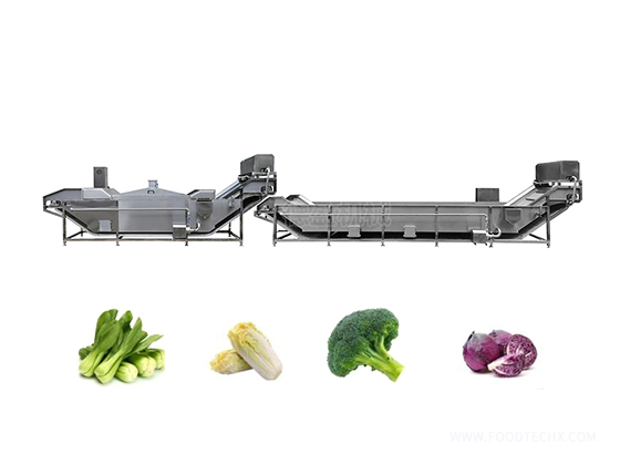 Blanching and Cooling Line
