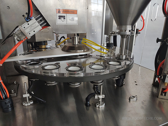 HT-KJ100 coffee capsule filling and sealing machine