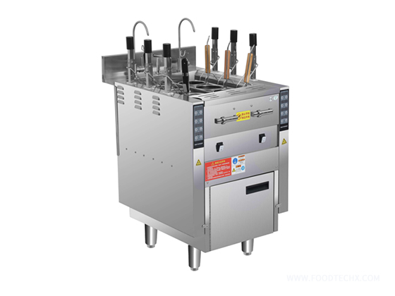JSZML-6-14---6-Head Automatic Lifting Noodle Cooker (Variable Frequency Version)