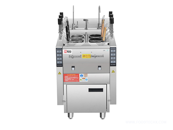 JSZML-6-18---6-Head Automatic Lifting Noodle Cooker (Variable Frequency Version)