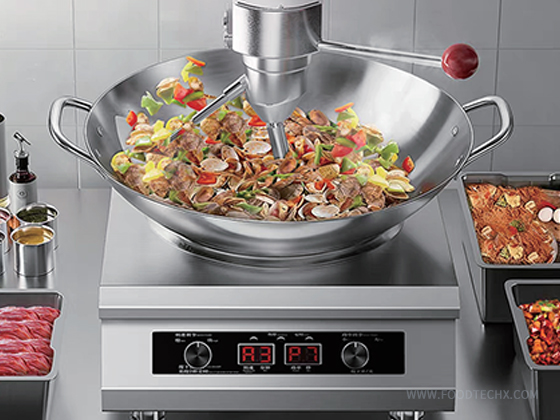 Full automatic stir-frying machine 