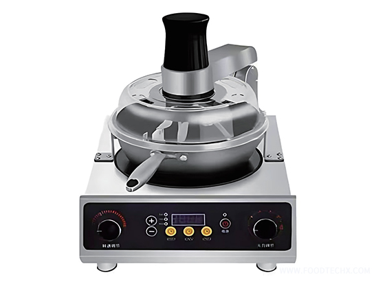Fully Automatic Stir-Fry Machine with Lid 