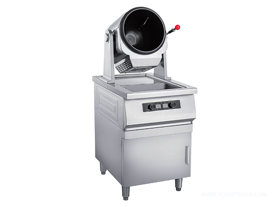 Desktop stir-fry machine with water basin(can be equipped with a cabinet)---YBT-300