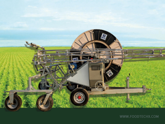 Retractable, Foldable and Rotatable Truss Hose Reel Sprinkler Integrated Machine
