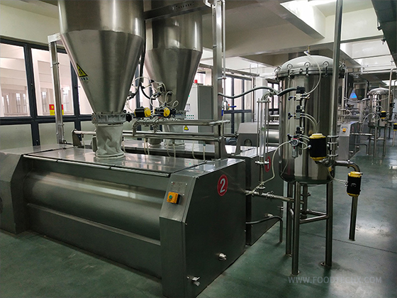 Deep-frying round noodle equipment