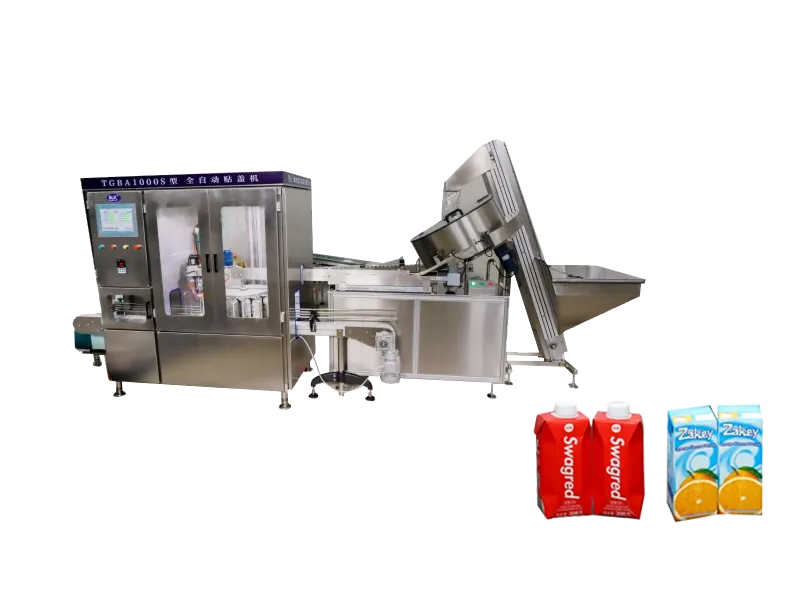 Aseptic carton capping equipment for 330ml/500ml/1L cardboard beverage cartons