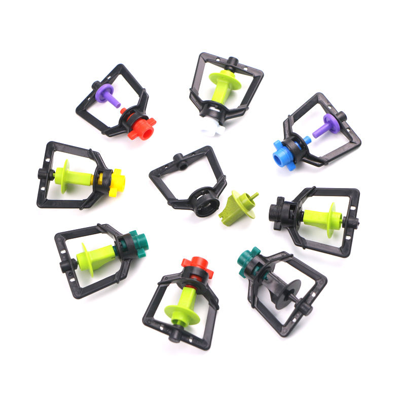 Rotary micro-sprinkler, suspended plastic sprinkler for irrigation