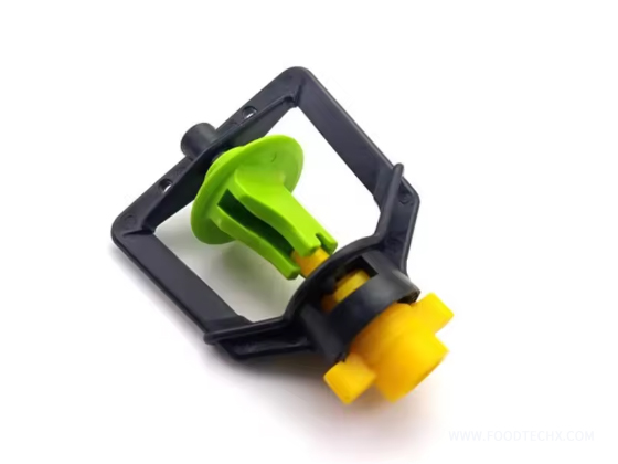 Rotary micro-sprinkler, suspended plastic sprinkler for irrigation