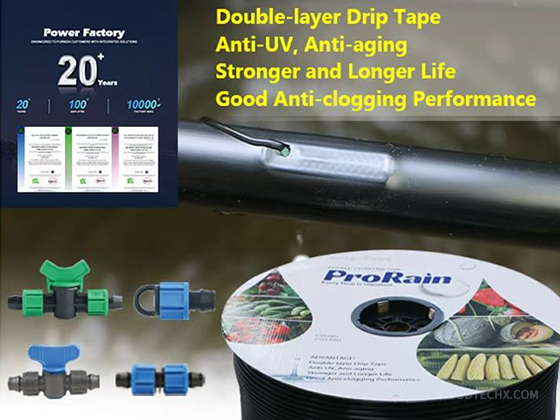 Other watering and irrigation drip hose 16mm Layfalt hose 1500m 2000m agricultural drip irrigation system