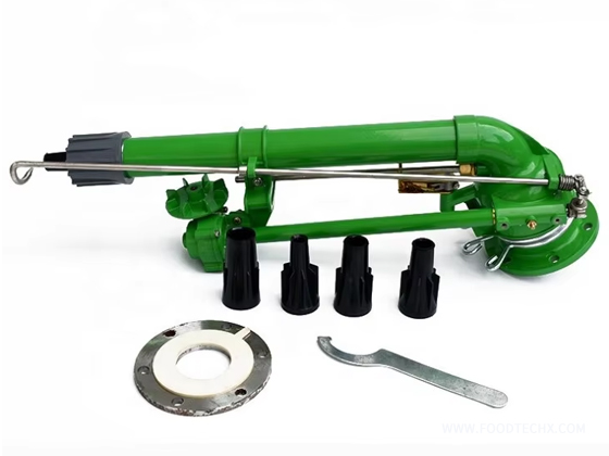Agricultural irrigation rainwater spray gun sprinkler, with tripod/bracket, for agricultural irrigation