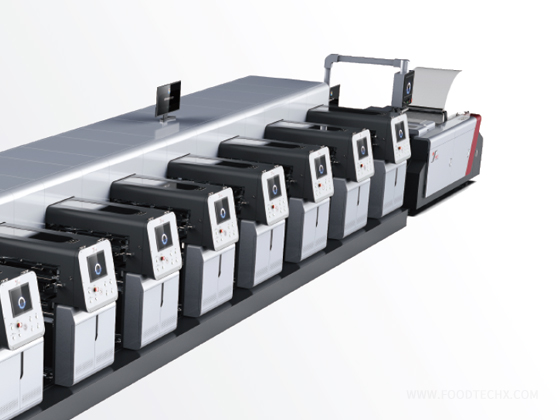 Flexographic printing machine