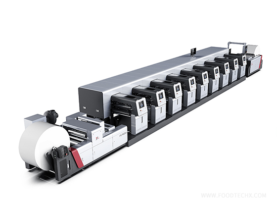 Flexographic printing machine