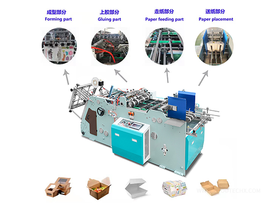 HS-HBJ-800B---High Speed Single Station  Paper Box Making Machine
