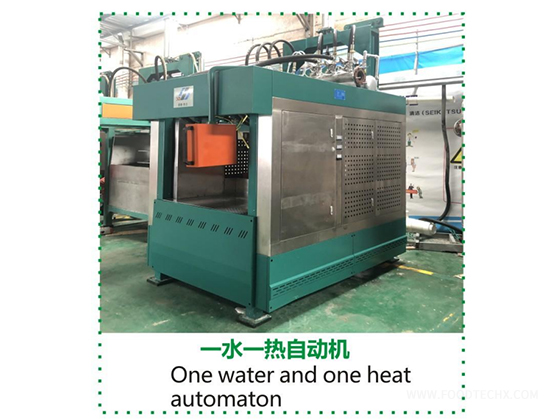 One water and one heat automaton