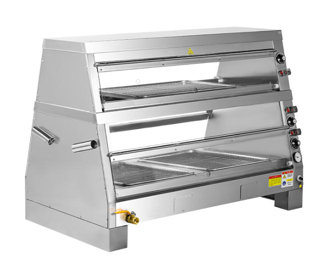 1.2M Mechanically operated display warming cabinet (manual water inlet)  IBWG-12M2