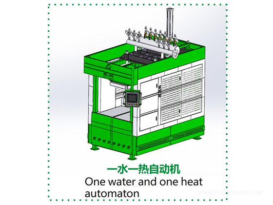 One water and one heat automaton