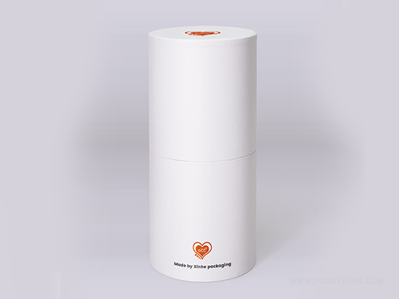 Flat bottomed and flat lid paper cylinder---X151